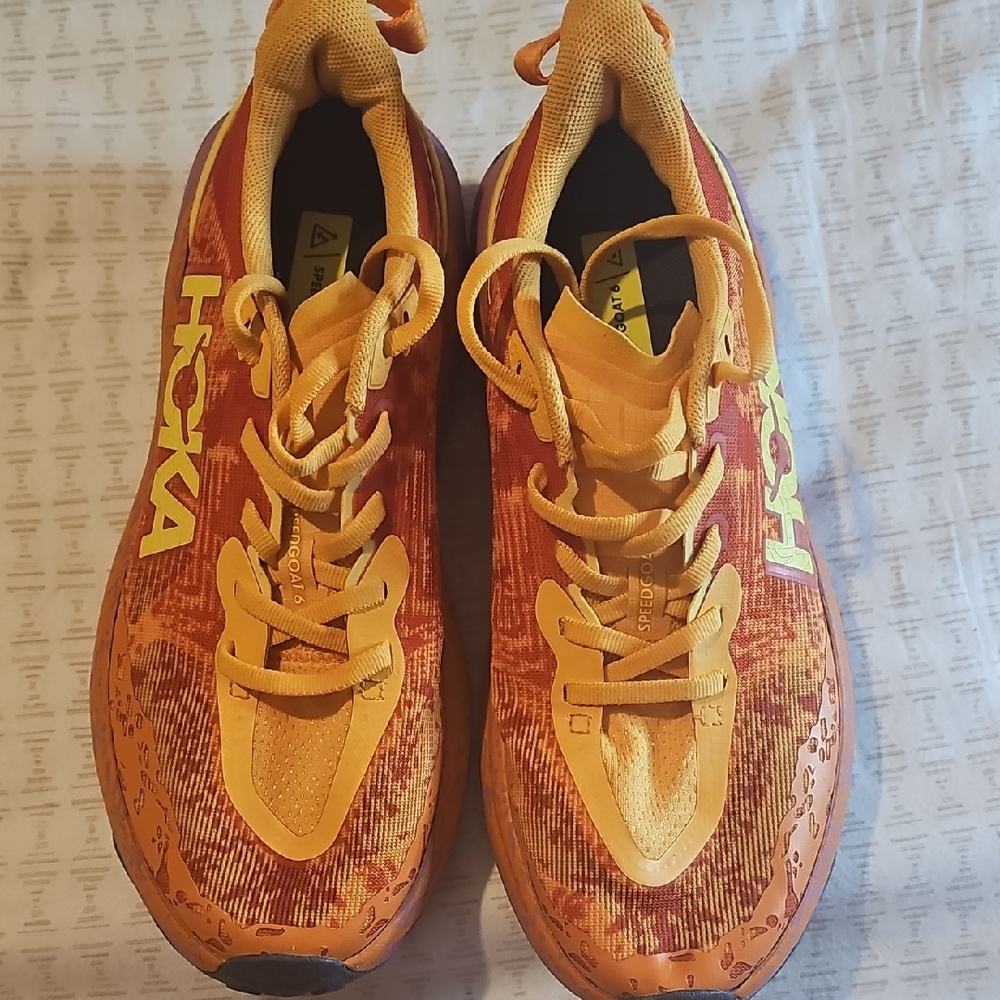 Hoka Fiery Orange Running Shoes